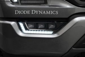 Ford F-150 Fog Lights - Diode Dynamics - Elite Series with Triple LED projectors - Selectable-color (White and Amber) - `21-`23